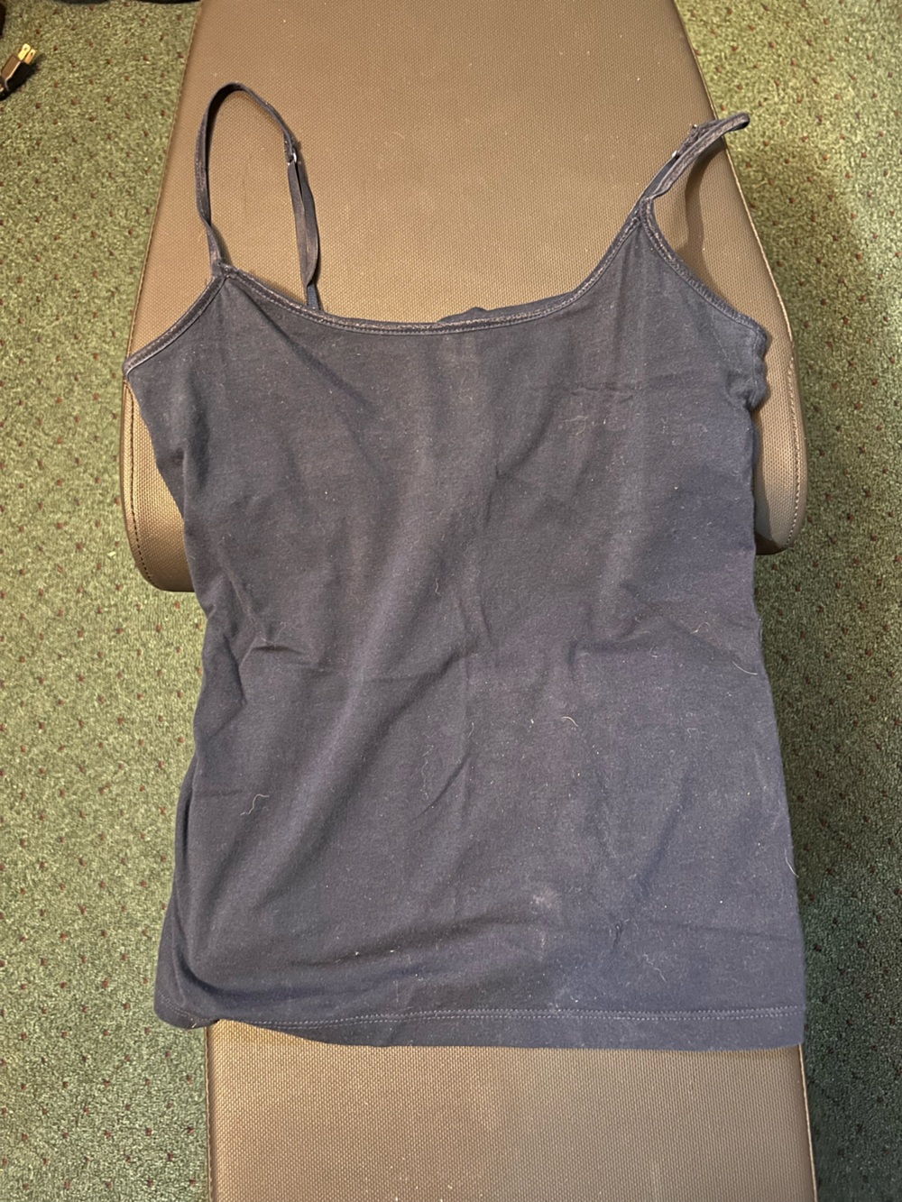 Women's Navy Spaghetti Strap Tank Top camisole